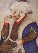 Naqqash Sinan Bey Portrait of the Ottoman sultan Mehmed the Conqueror Spain oil painting artist